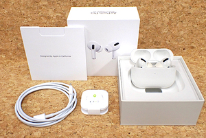 【中古 訳あり】Apple 純正 AirPods Pro MWP22J/A ノイズキャンセル Wireless Charging Case 本体 ※イヤホン異音(PEA1000-1)