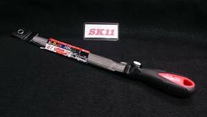 ＜02045＞　SK11　TSUBOSAN製　半マル鉄工ヤスリ　未使用