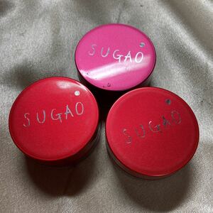 スガオ スフレ感 チーク リップ　コスメ　メイクアップ　化粧品　ロート製薬　SUGAO はなやかピンク　じんわりレッド　3個セット　まとめて