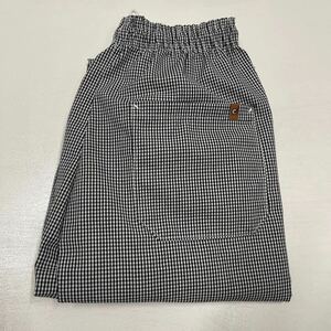 M 黒白 新品 REDKAP レッドキャップ イージーパンツ RK-PS54 SPUN POLY BAGGY CHEF PANTS バギーシェフパンツ 黒白チェック 2