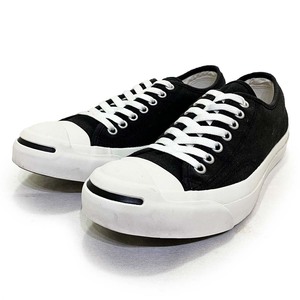 コンバース ジャックパーセル ブラック 26.0cm CONVERSE JACK PURCELL 正規品 本物 復刻 年代 定番 1R194 キャンバス 黒 ローカット 人気