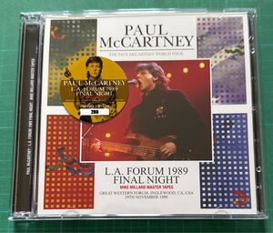 Paul McCartney L.A. Forum 1989 Final Night Mike Millard Master Tapes 