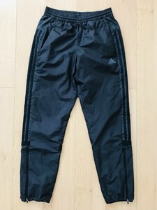 【良品】adidas＊裏起毛ドライパンツ＊黒＊JP-M