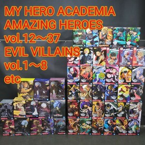 AMAZING HEROES VILLAINS 八百万百　耳郎響香　麗日お茶子　波動ねじれ　トガヒミコ　ホークス緑谷出久フィギュア