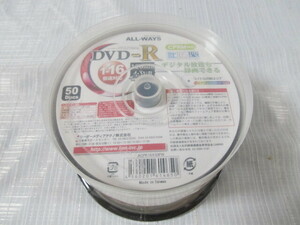 B●未使用●【ALL WAYS】DVD-R/　4.7GB/16倍　50枚未開封品