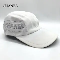 CHANEL シャネル ベースボールキャップ ココマーク ホワイト