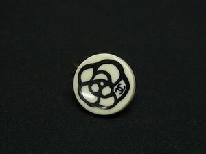 1円 CHANEL シャネル ココマーク 03P 片耳のみ ピアス アクセサリー レディース アイボリー系×ブラック系 FE6403