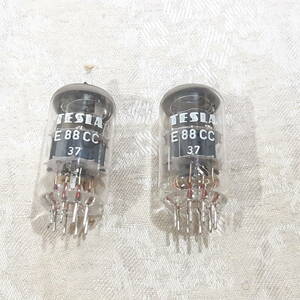 新品　真空管　TESLA テスラ　E88CC/6922　pair(2本セット)　1986年 チェコスロバキア製　送料520円～ 