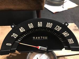 ブルーバード（410、410）用160kmスピードメーター　中古品　状態良　完動品　※ダットサン1300（DATSUN 1300）（520、521）にも使用可能