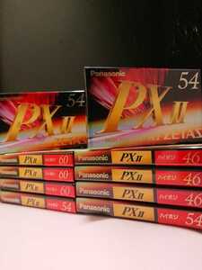 【SEALED×10◆未開封 新品】■Panasonic National パナソニック Px2 ZETAS ハイポジ カセットテープ Type2 ■Unopened 10 CASSETTE TAPES 