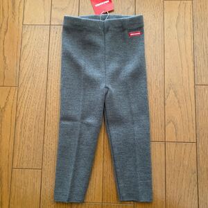 SALE　未使用　ミキハウス　ウール混　スパッツ　90 グレー レギンス スパッツ ベビー服 ストレッチ ユニクロ