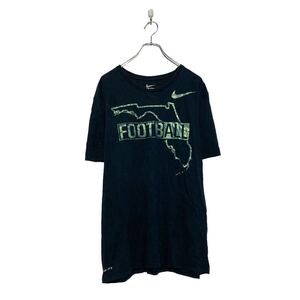 NIKE 半袖 プリント Tシャツ ナイキ XL ブラック ビッグサイズ クルーネック 古着卸 アメリカ仕入 a607-5734