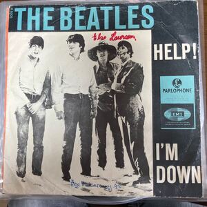 【The Beatles】Help!　デンマーク盤7インチ　PS付き