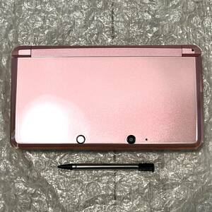 〈美品・画面無傷・動作確認済み〉ニンテンドー3DS 本体 ミスティピンク NINTENDO 3DS CTR-001