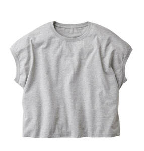 TRUSS レディース スリーブレス ワイド Tシャツ WNS-807 ヘザーグレー Mサイズ 送料無料 新品