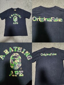 bape Tシャツ S Originalfake kaws ベイプ