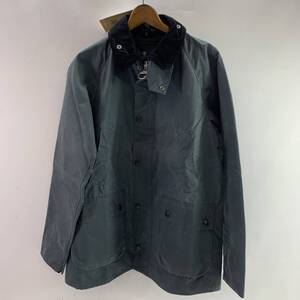 04wy7011▽Barbour バブアー BEDALE SL ビデイル エスエル ワックスコットン ブルゾン 232MWX1758 セージ メンズ バーブァー 40 グレー