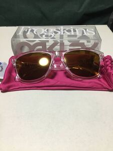 OAKLEY Frogskins Crystal Clear/Gold Iridium オークリー フロッグスキン 平野歩夢 金子賢 五十嵐カノア フィッシング 釣り 登山