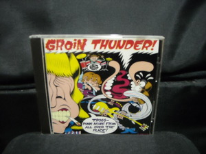 輸入盤CD/VA-GROIN THUNDER!(TROGGSトロッグストリビュート)DEVIL DOGSfluidMUFFSheadcoatsDWARVESantiseen他ガレージパンクPUNKwild thing