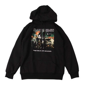 ag2●新品 黒 Mサイズ●アイアンメイデン IRON MAIDEN パーカー スウェットパーカ PARKA//バンド ロック パンク メタル