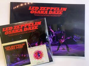 LED ZEPPELIN / OSAKA DAZE (Photo Book 146page + CD) 未発売に終わった幻の回収廃棄処分アイテム！最近発掘された146ページもの写真集！