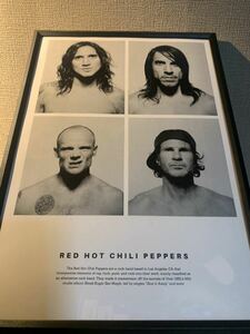 RED HOT CHILI PEPPERS レッチリ B5 ポスター 額付き 送料込み ①