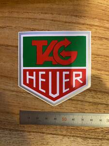 vintage TAG HEUER sticker 80s ヘルメット　車　バイク　カスタムに