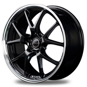 業販 TOYO PROXES Comfort2s 215/50R18 VERTEC ONE EXE5 グロッシーブラック/リムポリッシュ 18インチ 8J+42 5H-114.3 4本