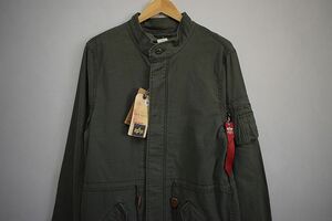 デッドストック品2016S未使用品ALPHA社製アルファインダストリーRECRUIT FISHTAIL PARKA M-65 OLIVEフィッシュテールパーカMオリーブh21839