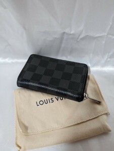 ルイヴィトン LOUIS VUITTON グラフィット ジッピーウォレット ジッピーコインパース ダミエ　財布　正規品　即決　送料無料