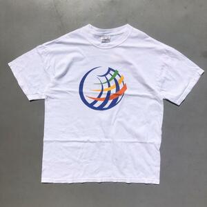 海外 USA 古着 一点物 入手困難 卸 好配色 グッドデザイン READY FOR THE WORLD TCX apparel Tシャツ Lサイズ ホワイト 白色