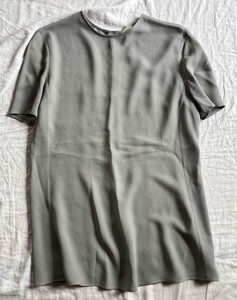 ジョルジオアルマーニ GIORGIO ARMANI Tシャツ カットソー 半袖 ボタン　40 L シンプル　高級タイプ