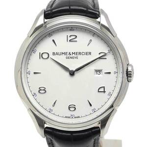 ボーム&メルシエ BAUME&MERCIER クリフトン デイト 65846 メンズ クオーツ 白文字盤