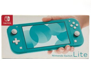 △【2】初期化済み Nintendo switch Lite/ニンテンドースイッチライト ターコイズ 本体のみ 同梱不可 1円スタート