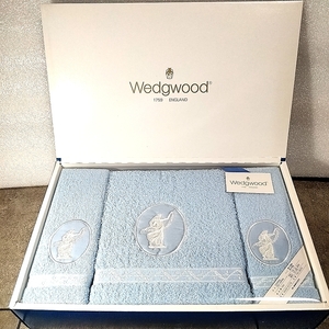 WEDGWOOD　ウェッジウッド　バスタオル×1　フェースタオル×2　　西川産業　　タオル　towel　G241005-12