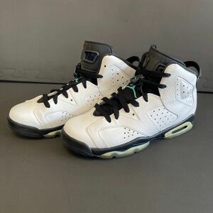 NIKE AIR Jordan White Hyper Jade Black 