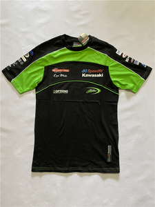 本物 正規品 QUATTRO JG Speedfit KAWASAKI British Super Bike 公式Tシャツ XS 