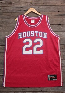 adidas [HOUSTON #22 DREXLER] モデル 赤 表2XL54