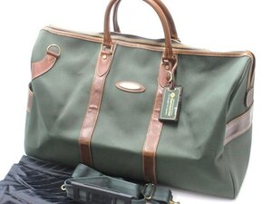 ●Samsonite サムソナイト 2WAY ボストンバッグ トラベルバッグ 旅行 大容量 かばん カバン 鞄 グリーン系 カーキ系 現状品●