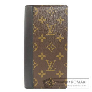 LOUIS VUITTON ルイヴィトン M69410 ポルトフォイユ・ブラザ 長財布（小銭入れあり） モノグラムマカサー レディース 中古