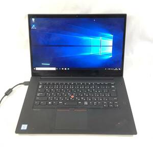 K6052472 LENOVO ThinkPad P1 GEN2 1点(E-2276M/32GB/512GB/NVIDIA Quadro T2000)【通電OK、AC欠品】