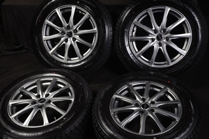 ★バリ山 225/65R17 国産GOODYEAR スタッドレス アルミ付 4本SET RAV4ハリアーヴァンガードCR-VエクストレイルCX-5レガシィアウトバック