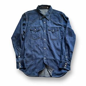 FULLCOUNT denim western Shirt フルカウント　デニムウエスタンシャツ　サイズ44 XLくらい　定価¥25,080 (税込)