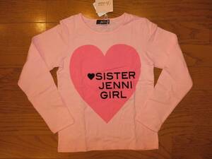 保管品新品★SISTER JENNI ハートプリント 長袖Tシャツ 130