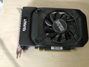 F13★中古品 通電確認済み PALIT GEFORCE GTX1050 STORMX 2048M 128Bit GDDR5 グラフィックボード★