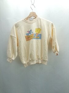 ◇ ⊇◎●未使用● Punon キッズ 子供服 トムとジェリー パジャマ サイズ11(110-130) クリーム系 女の子 男の子 E