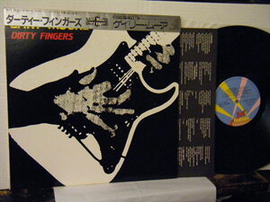 ▲LP GARY MOORE ゲイリー・ムーア / DIRTY FINGERS ダーティー・フィンガーズ 帯付き CBSソニー 25AP 2644◇r30109