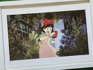 【額装品】ジブリ　魔女の宅急便　ポスター　宮崎駿　カレンダー　2015年　STUDIO GHIBLI 検)セル画　原画　ポストカード　イラスト