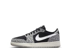 Nike GS Air Jordan 1 Retro Low OG "Black Cement" 25cm CZ0858-001