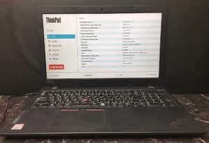 1円～ ■ジャンク LENOVO ThinkPad L590 / 第8世代 / Core i3 8145U 2.10GHz / メモリ 8GB / ストレージ無 / 15.6型 / OS無し / BIOS可